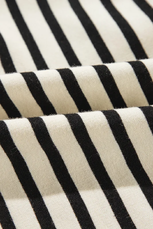 decorative-button-striped-long-sleeve-sweatshirt