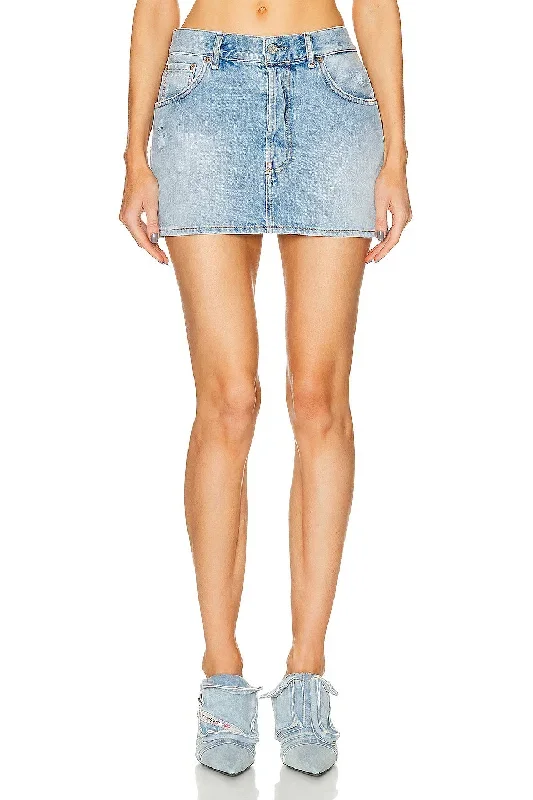 Denim Mini Skirt