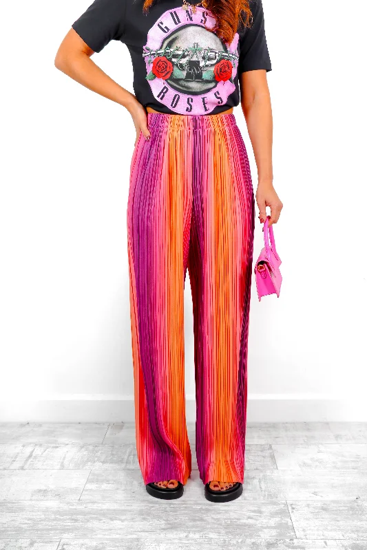 difficult-to-plisse-pink-orange-ombre-plisse-trousers