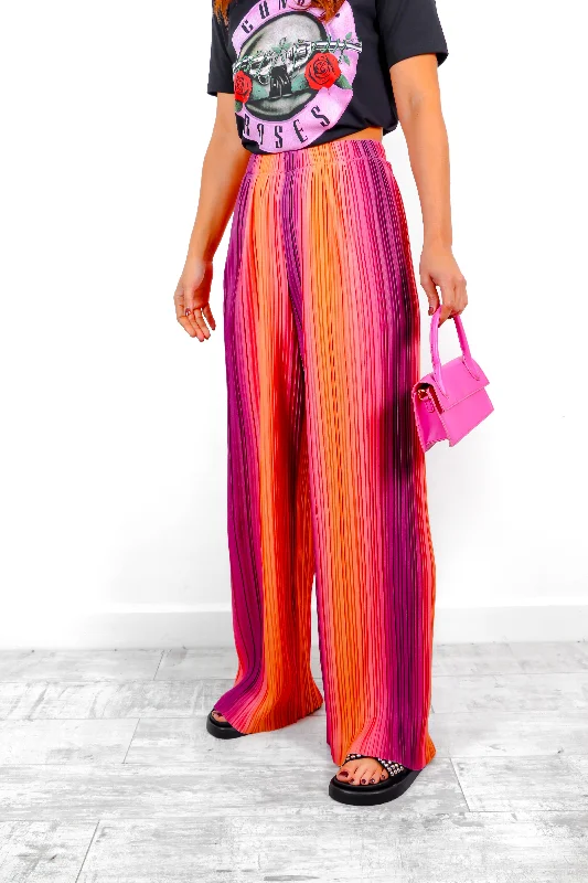 difficult-to-plisse-pink-orange-ombre-plisse-trousers