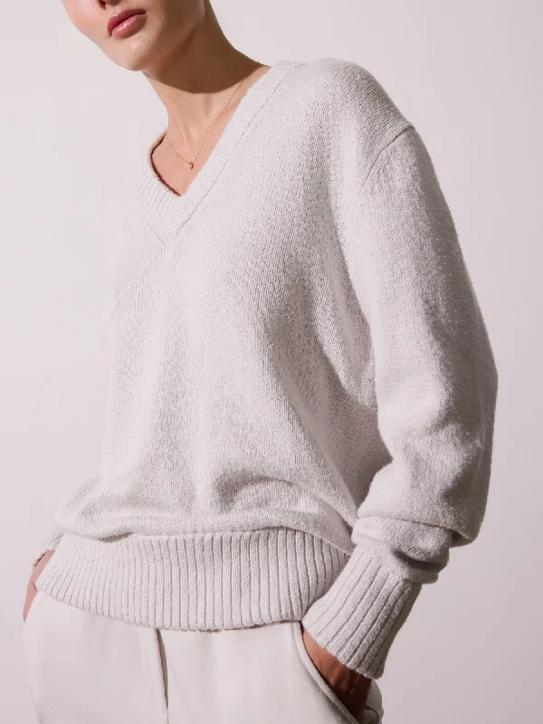 The Emery Knit Vee Sweatshirt