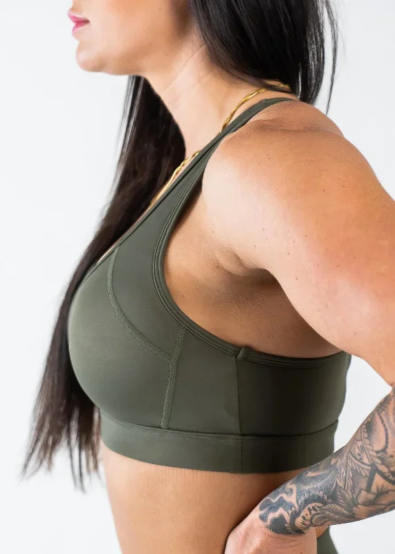 empowered-laced-back-sports-bra-od-green