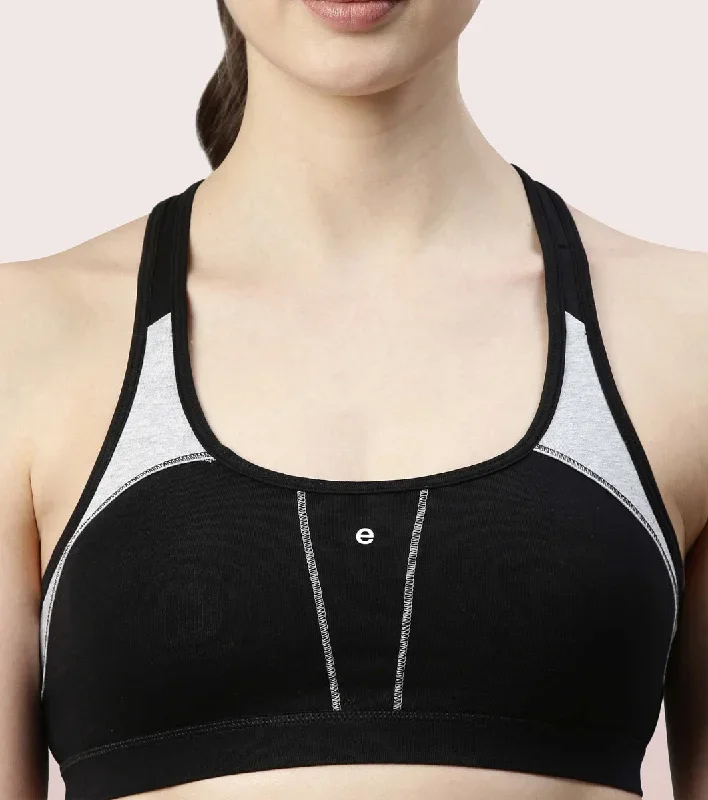 enamor-black-medium-impact-keyhole-back-sports-bra-sb08