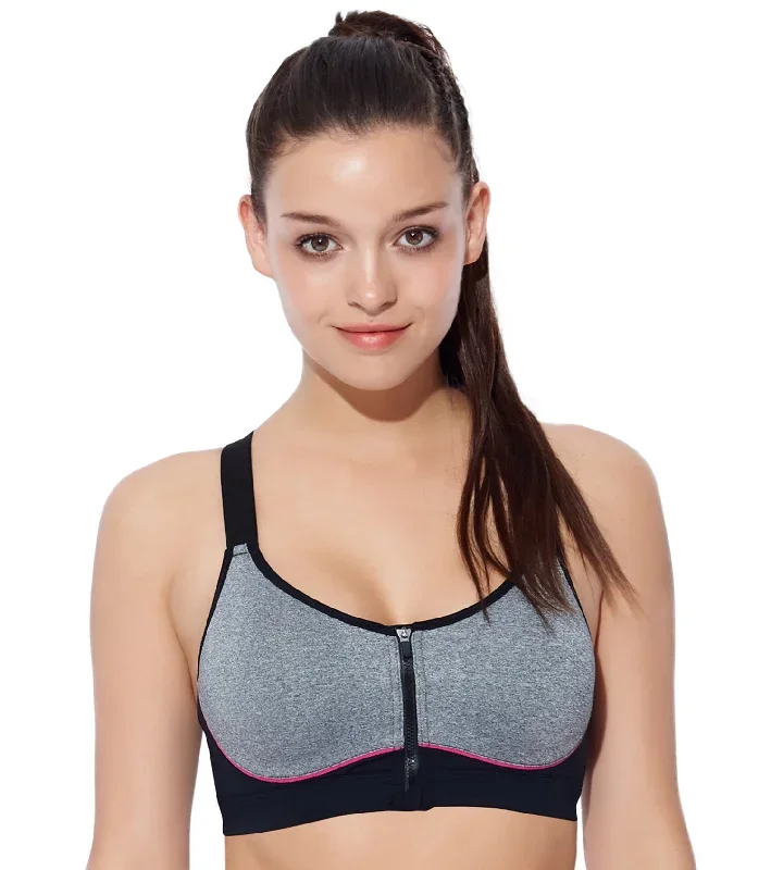 enamor-high-impact-front-zipper-sports-bra-grey-sb11