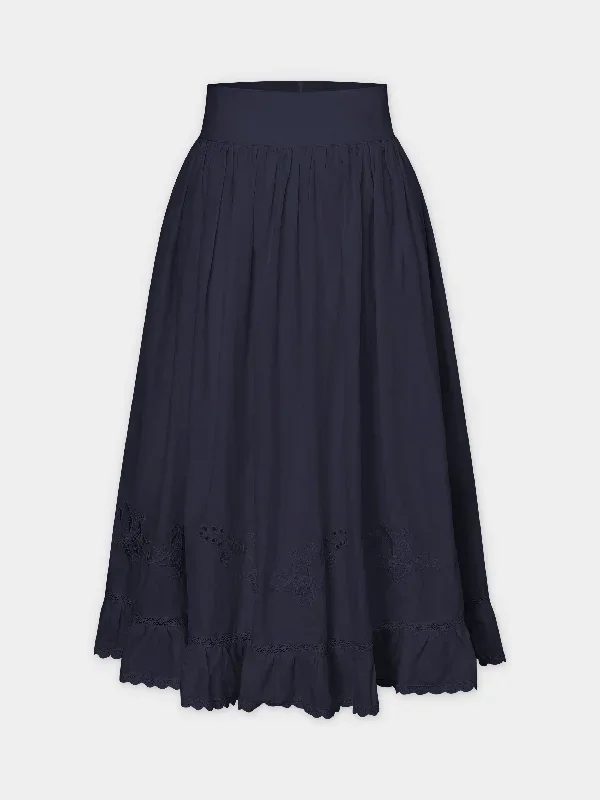 eyelet-trimmed-skirt-navy