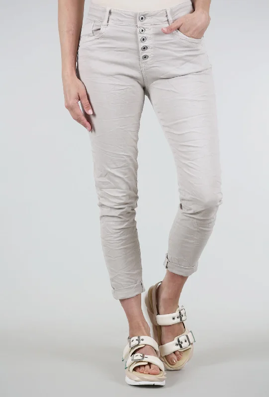 Five Button Runner Pants, Sand