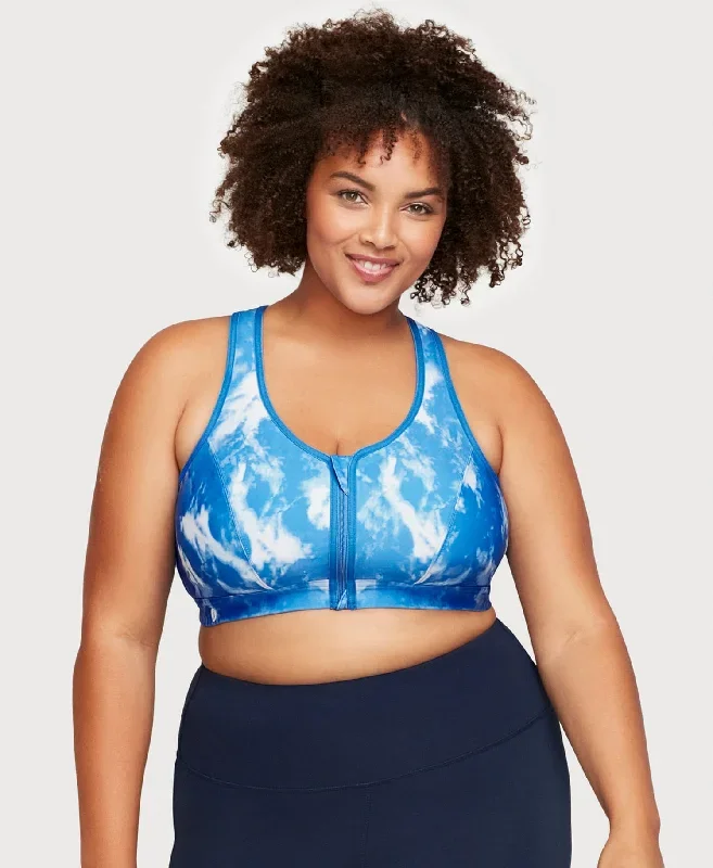 front-closure-zip-up-sports-bra-blue-tie-dye