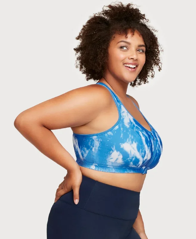 front-closure-zip-up-sports-bra-blue-tie-dye