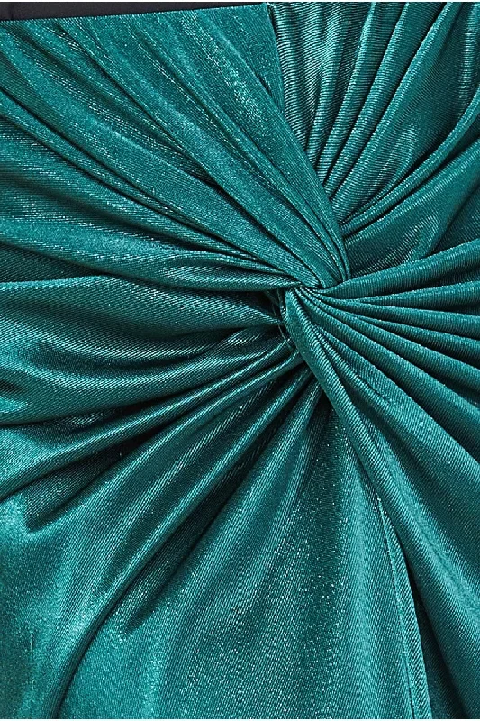 goddiva-satin-knotted-midi-skirt-emerald-green