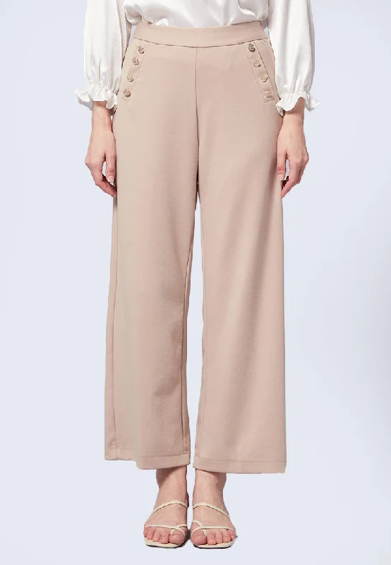 High Waist Wide Leg Trousers