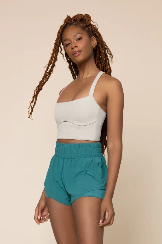 High Waisted Supershort™  - Emerald