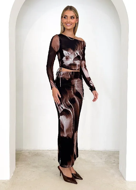 jestra-mesh-maxi-skirt-choc-abstract