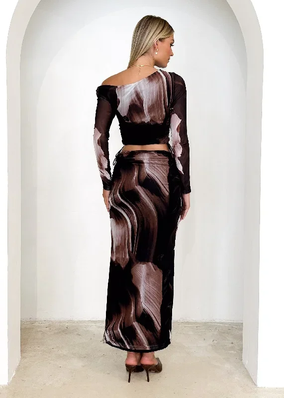 jestra-mesh-maxi-skirt-choc-abstract