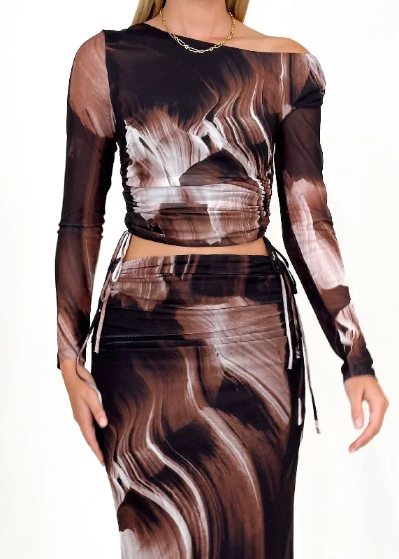 jestra-mesh-maxi-skirt-choc-abstract