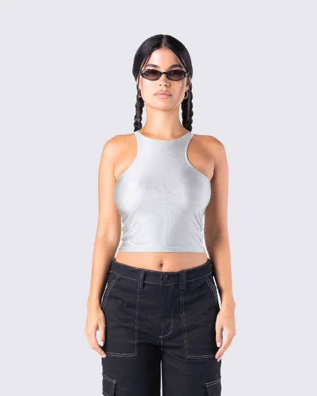 lacie-metallic-tank-top