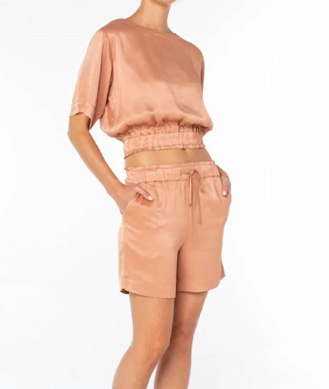 Laila Shorts In Pink Sand