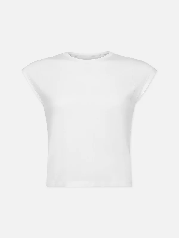 Le High Rise Muscle Tee -- Blanc