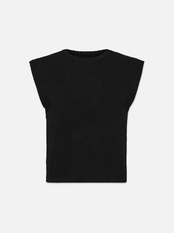 Le High Rise Muscle Tee -- Noir