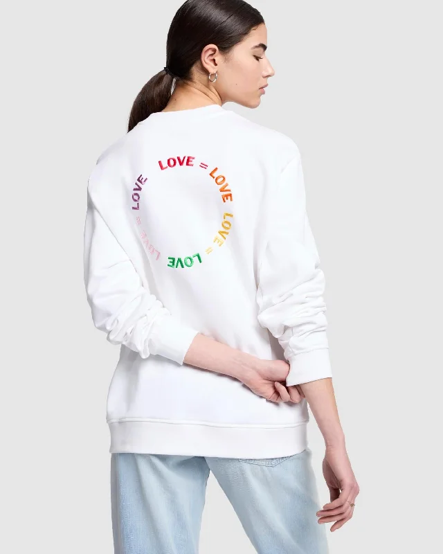 LOVE Sweatshirt in White