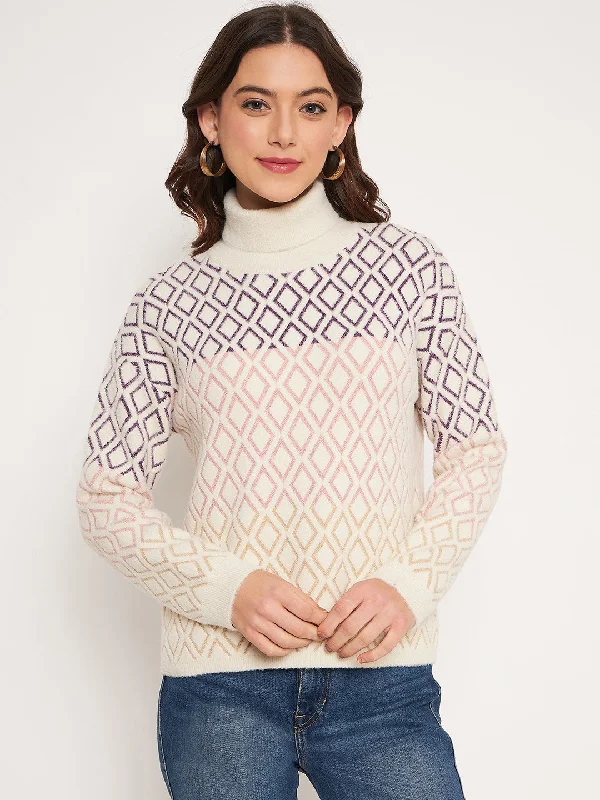 Madame Beige High Neck Sweater