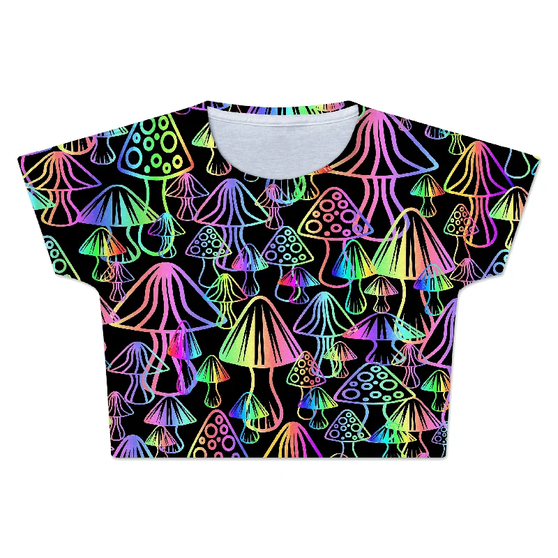 Magic Mushrooms Crop Tee