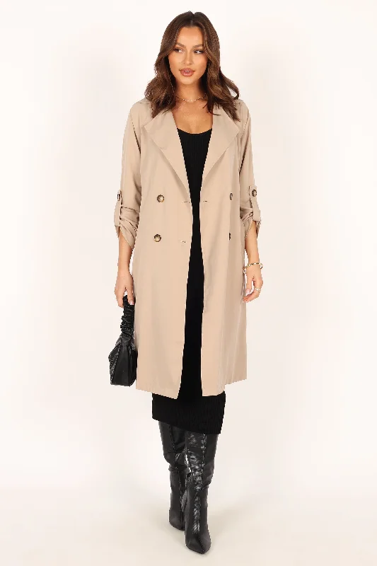 Montana Trench Coat - Beige