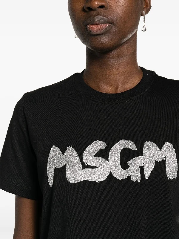 msgm-glitter-brushstroke-t-shirt-tees-600046923blk