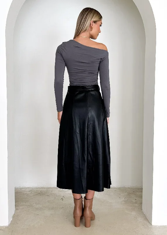 nietta-pu-midi-skirt-black