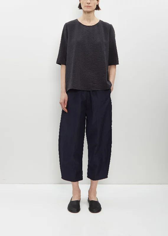 Cotton Gabardine Trousers — Night