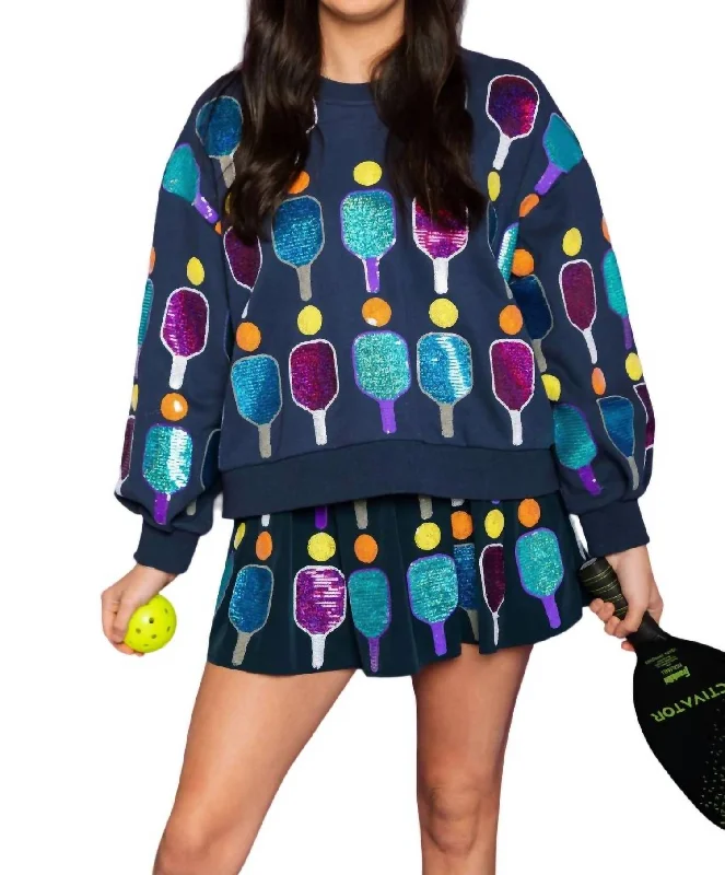 Pickleball Sweatshirt In Navy