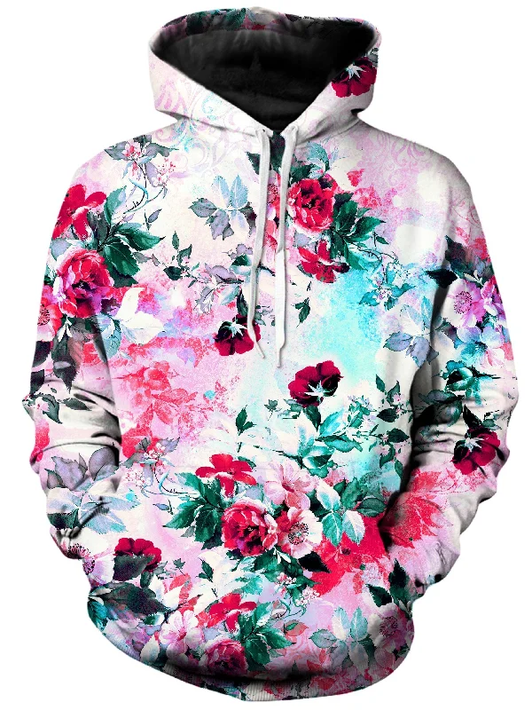 Pink Floral Unisex Hoodie