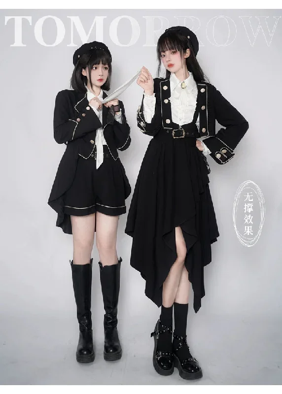 preppy-style-lolita-dress-black-suspender-skirt