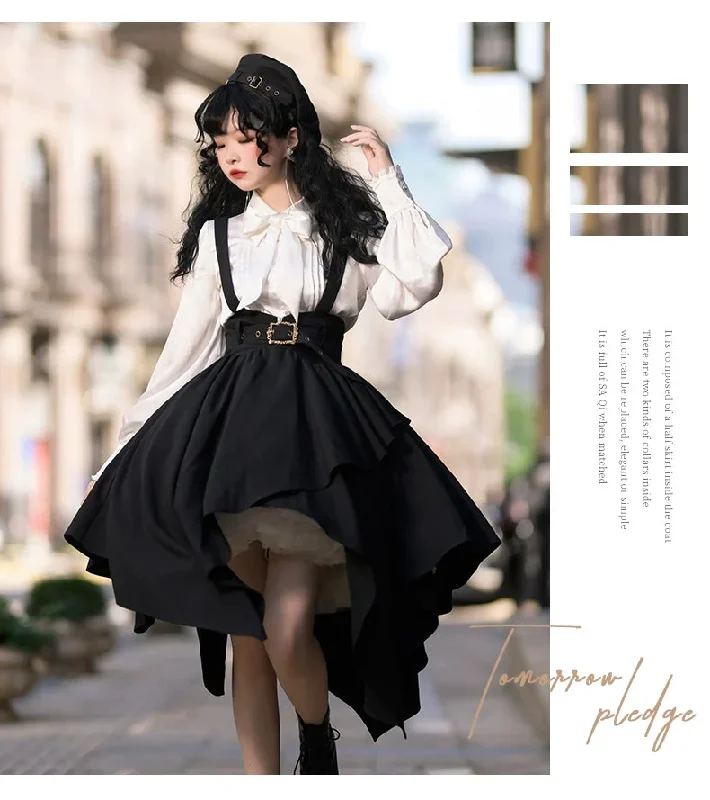 preppy-style-lolita-dress-black-suspender-skirt