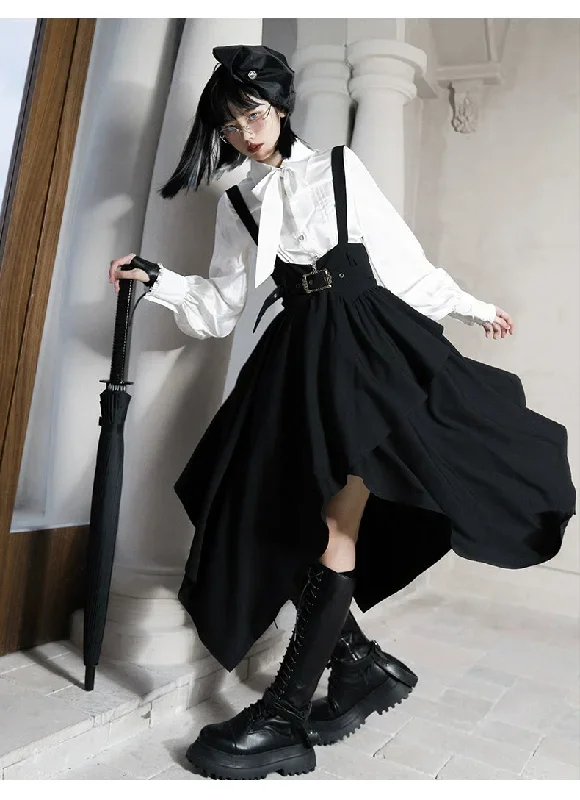 preppy-style-lolita-dress-black-suspender-skirt