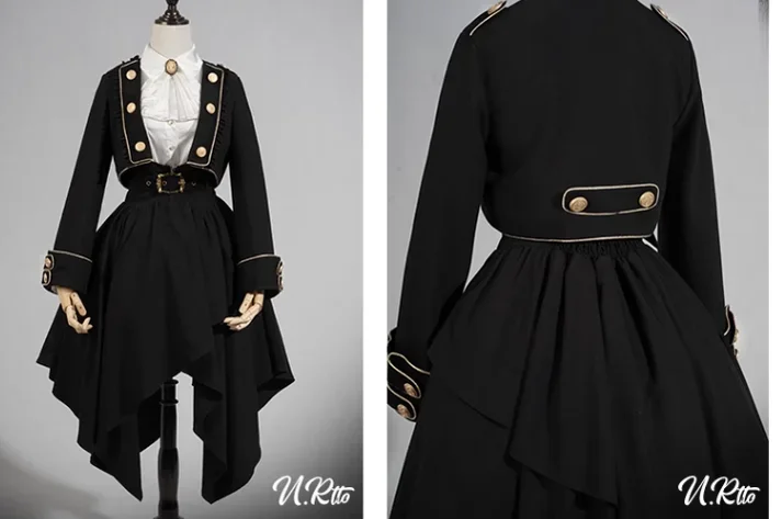 preppy-style-lolita-dress-black-suspender-skirt