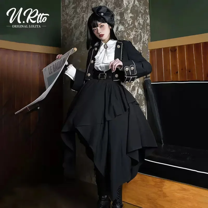 preppy-style-lolita-dress-black-suspender-skirt