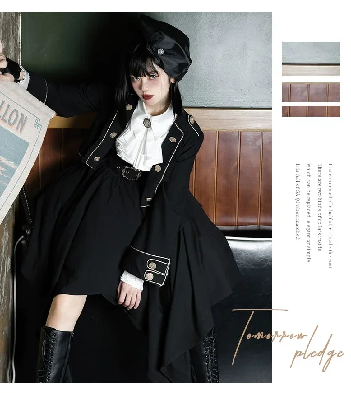 preppy-style-lolita-dress-black-suspender-skirt