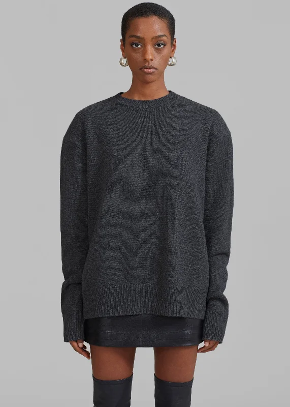 rafaela-padded-knit-sweater-dark-grey-melange