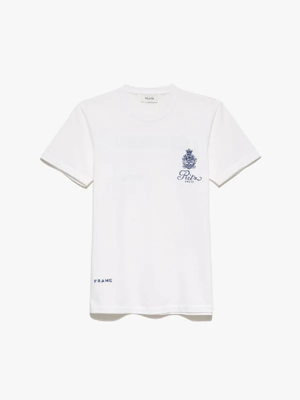 Ritz Women's Logo Tee -- Blanc