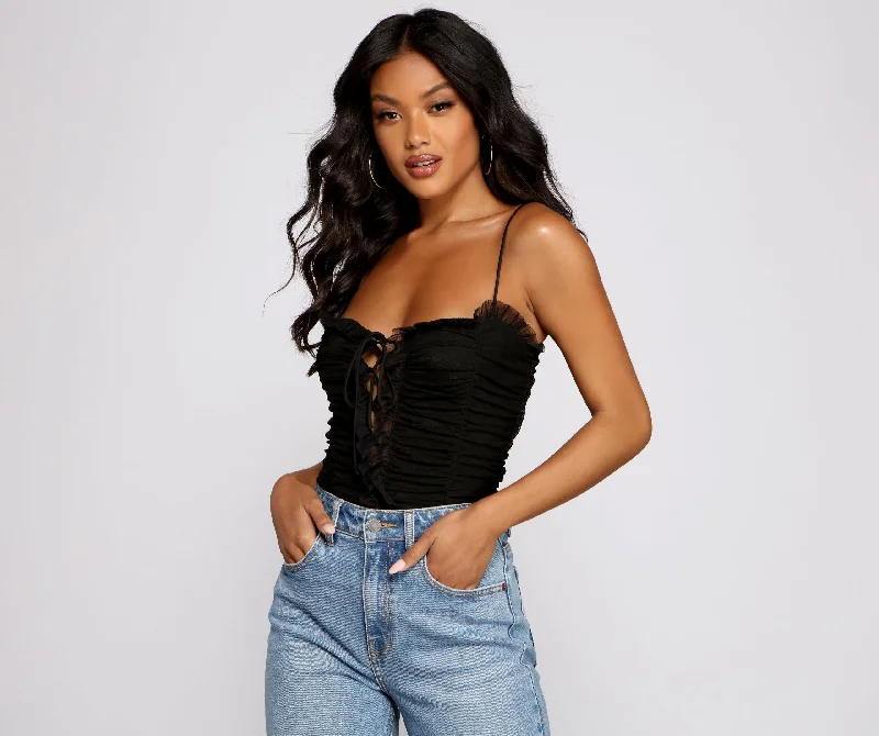 ruched-ruffle-lace-up-bodysuit-060012680001