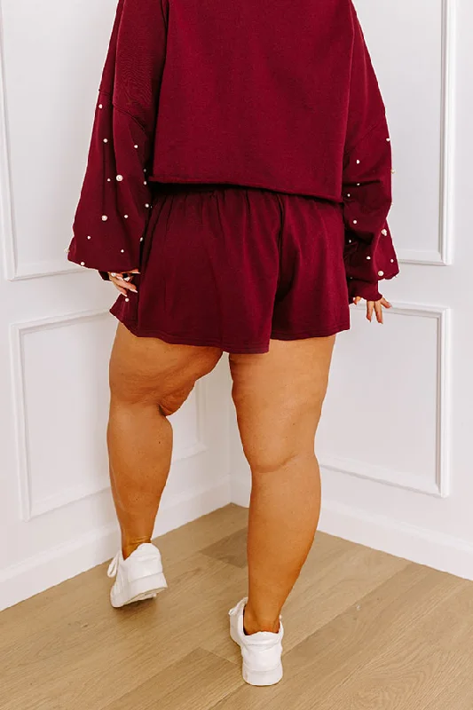 sideline-chic-high-waist-pearl-embellished-skort-in-maroon-curves