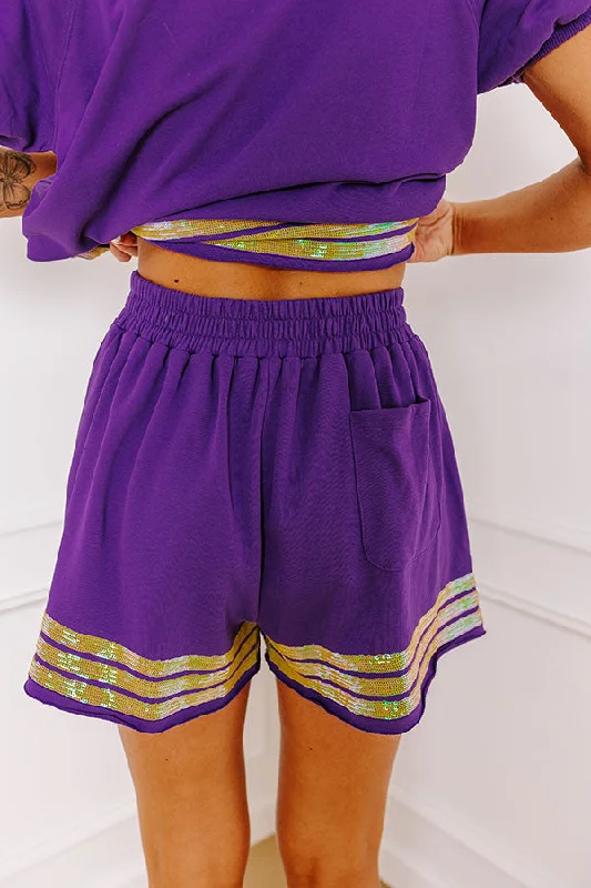 sideline-social-high-waist-sequin-shorts-in-purple