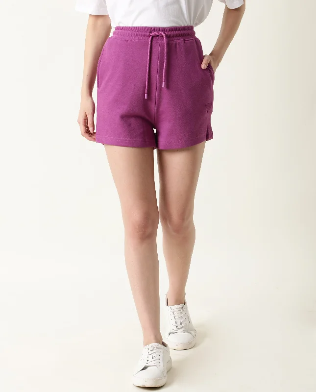 spence-1-basic-women-shorts-purple