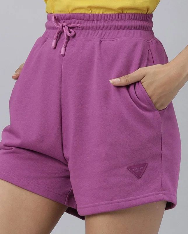 spence-1-basic-women-shorts-purple