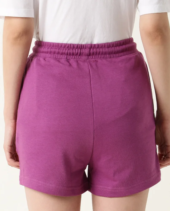 spence-1-basic-women-shorts-purple