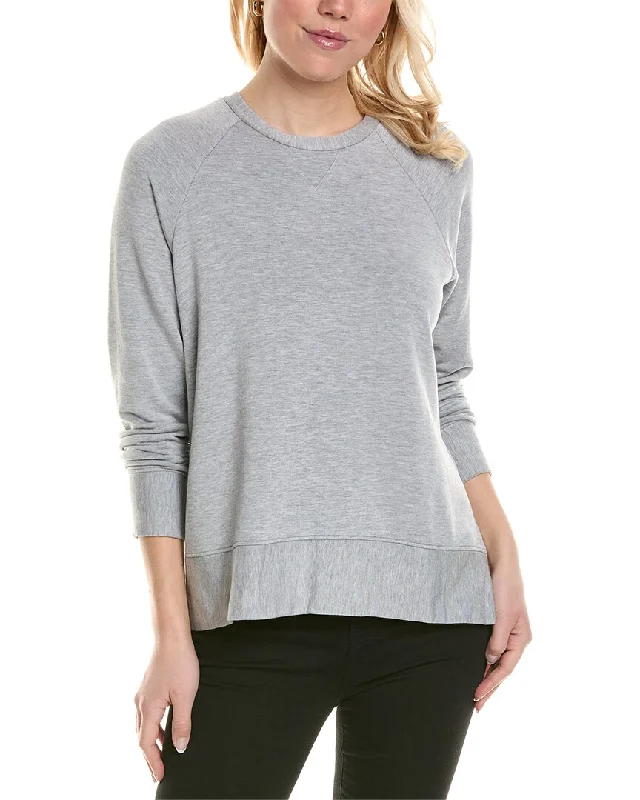 Stateside Softest Fleece Raglan Side Slit Sweatshirt