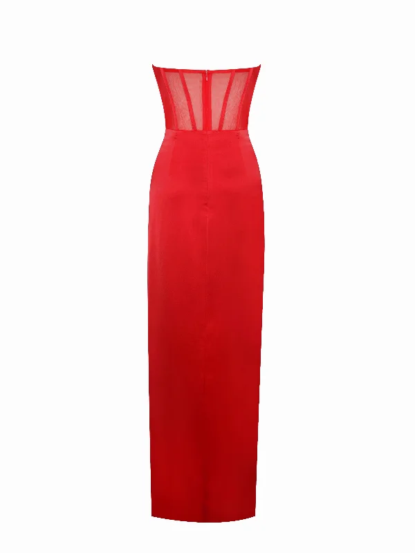 talia-red-satin-lace-corset-maxi-dress