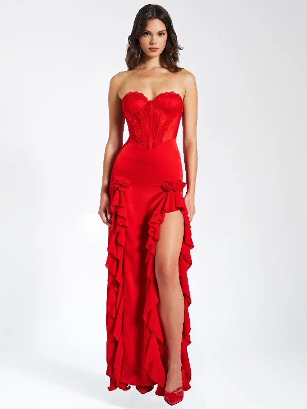 talia-red-satin-lace-corset-maxi-dress