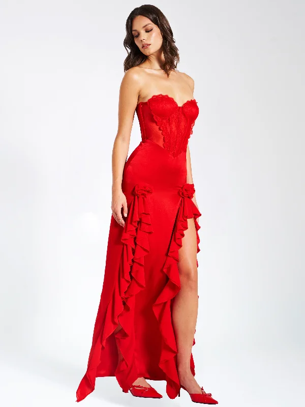 talia-red-satin-lace-corset-maxi-dress