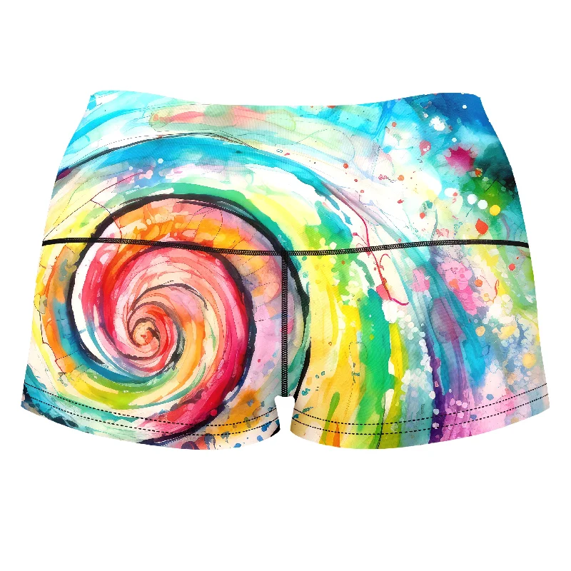 water-color-swirl-high-waisted-womens-shorts